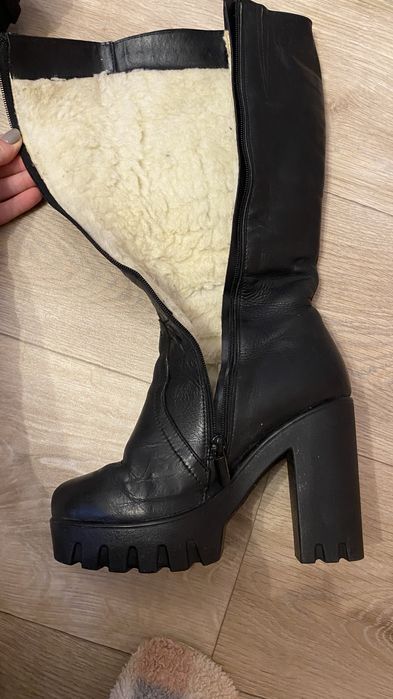 Шкіряні сапоги