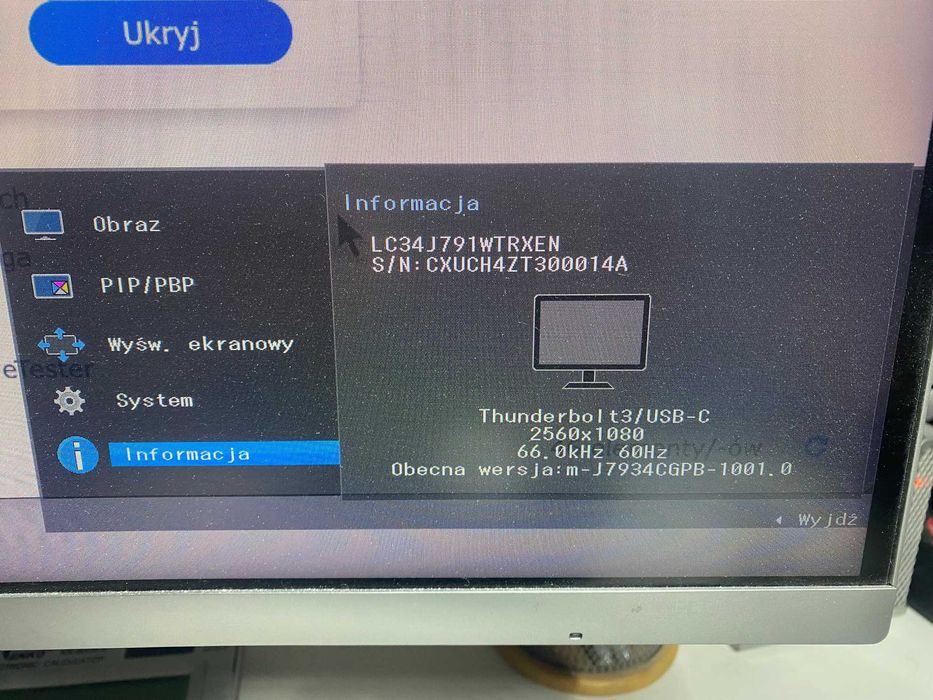 Monitor Samsung Ultra WQHD 34' LC34J791W