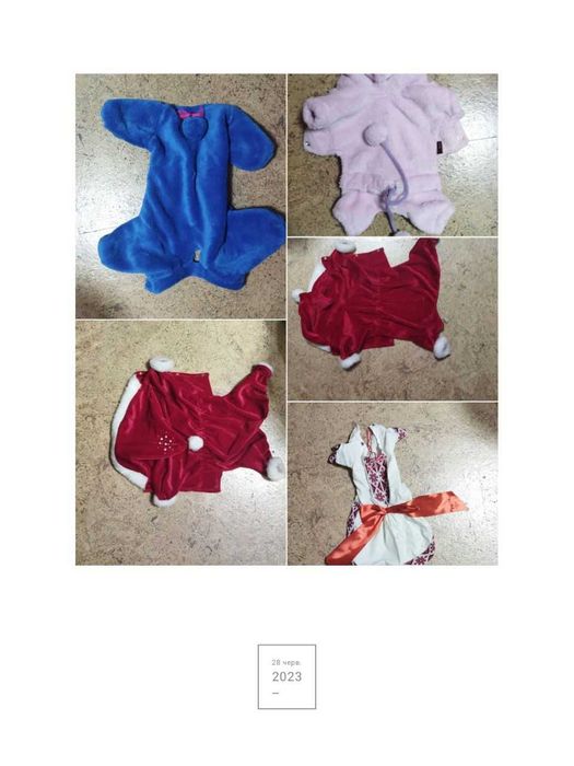 Продам одяг для маленьких собачок.