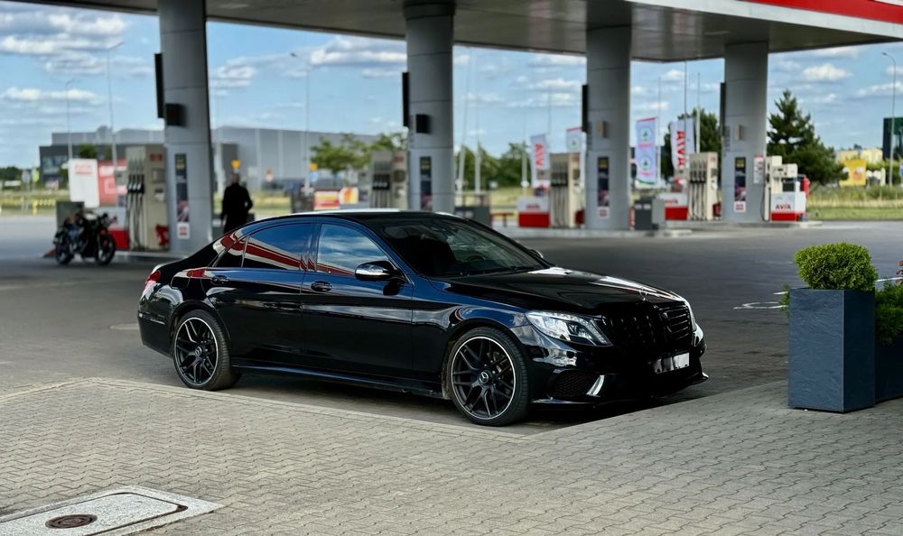 Mercedes-Benz Klasa S Pakiet AMG Felgo 21" Faktura monitory tv video masaże