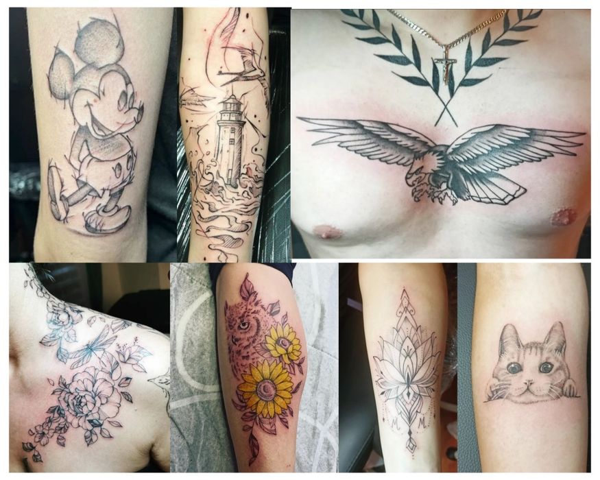 Tatuaż Katowice studio tatuażu szybkie terminy niskie ceny tattoo