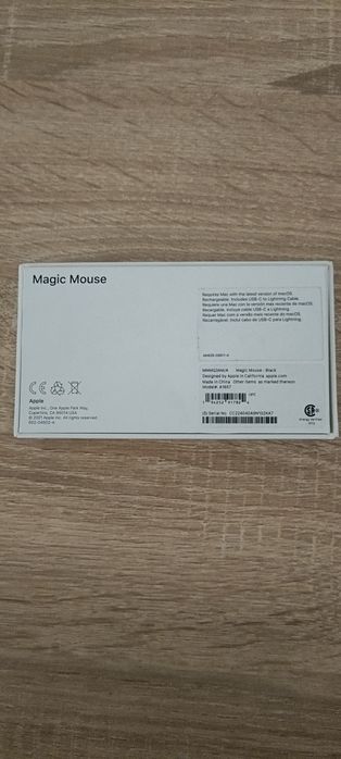 Apple Magic Mouse Black Original | A1657 | MMMQ3AM/A | Como Novo