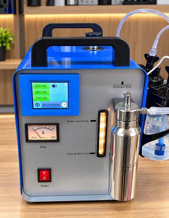 Generator wodoru/tlenu automatyczny, inhalacje wodorem , woda redox