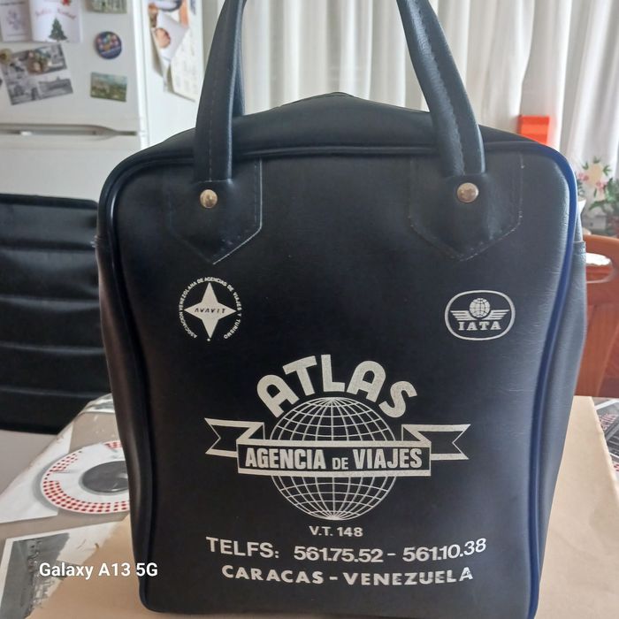 Mala vintage - Atlas agência  de viajes Caracas- Venezuela
