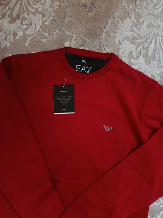 Sweter bawełniany Emporio Armani, XL regular fit przecena