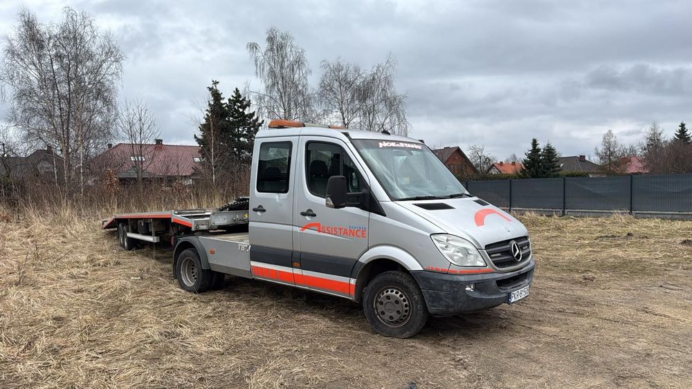 Mercedes-Benz Pomoc drogowa  ciągnik siodłowy z naczepa  Auto sprowadzone z Niemiec