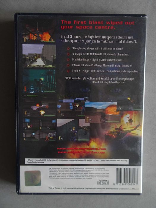 Jogo Playstation 2 PS2 - Operation Winback