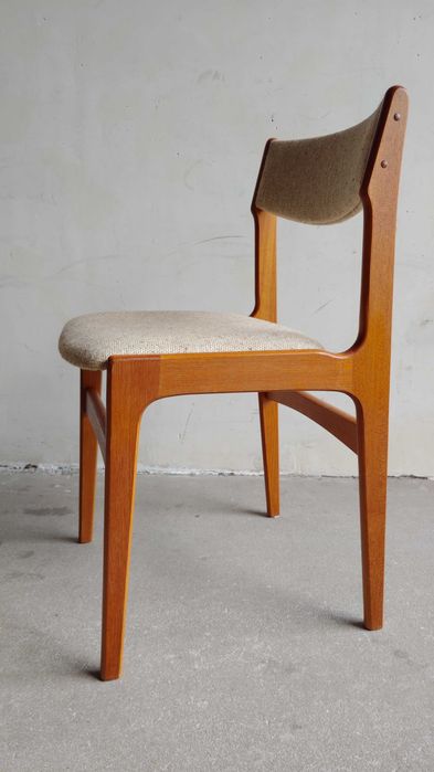 Krzesło tekowe Erik Buch.Duński design,lata 60