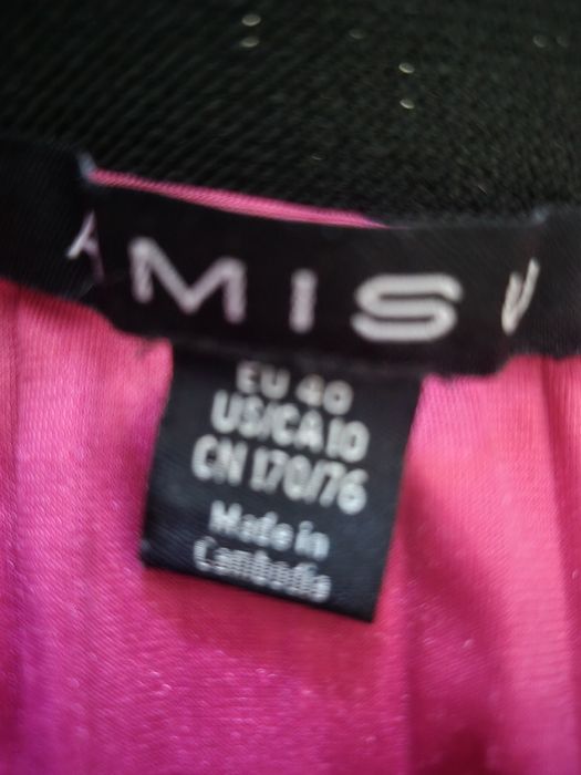 Spodnica różowa aksamitna