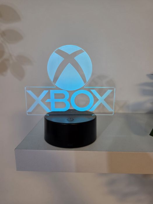 Lampka Nocna XBOX Pad Konsola 3D + Pilot