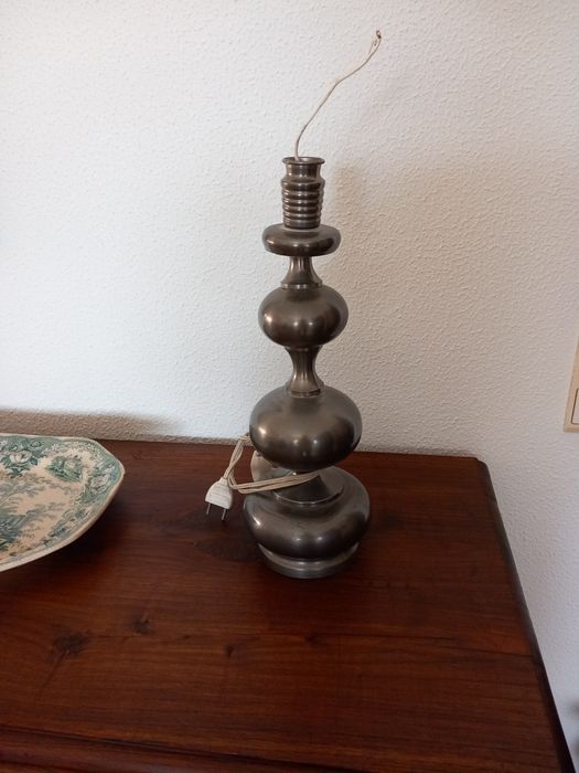 Candeeiro em estanho