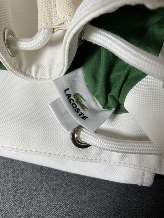 Mochila Lacoste Pele Genuína