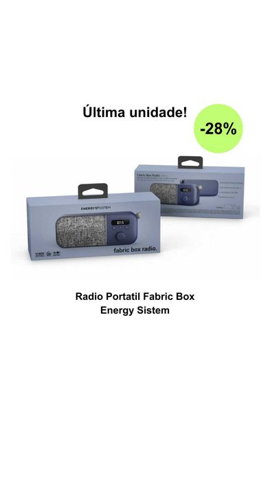Radio e coluna Portatil Energy Sistem 44995