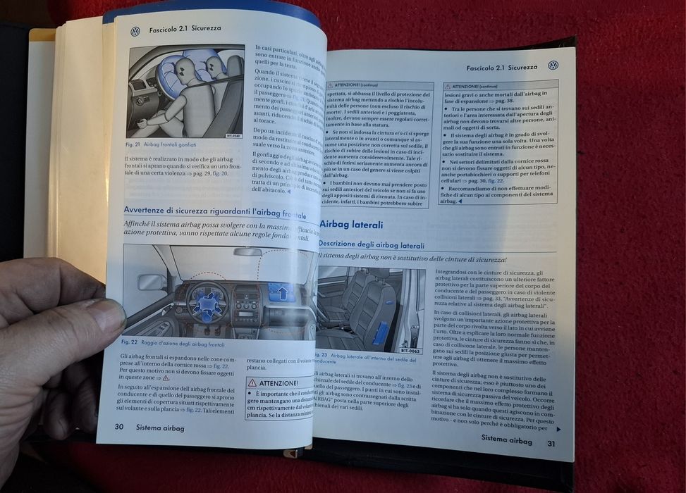 Książka serwisowa VW Touran - oryginal