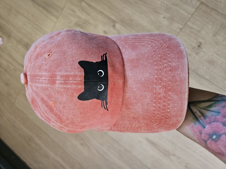 Czapka z kotem bejsbolówka nowa kotek.