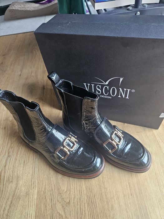 Sztyblety 40 visconi skórzane
