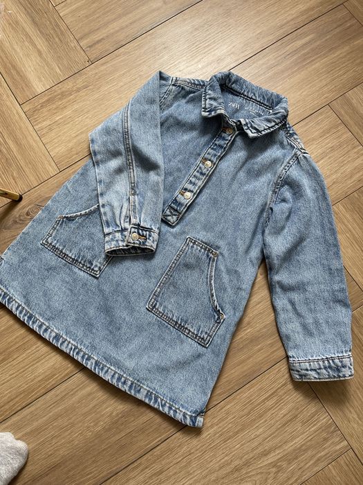 Джинсова сукня Zara на дівчинку 104 джинсівка