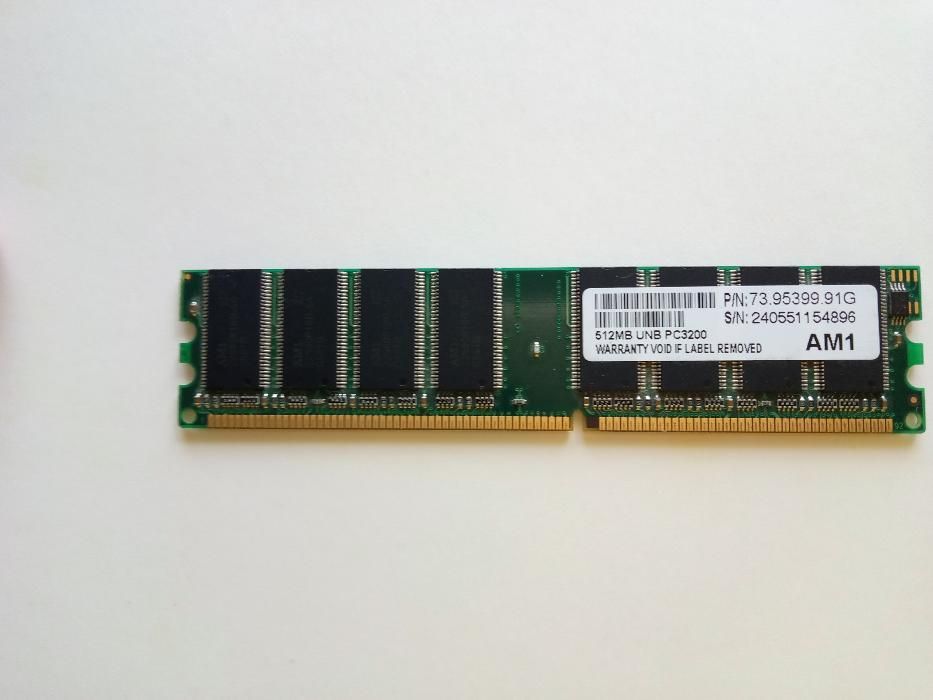 Оперативная память 512мв. DDR1 .400 -  .