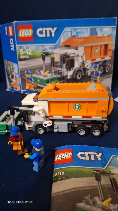 Lego city 60118 śmieciarka. 100% kompletne