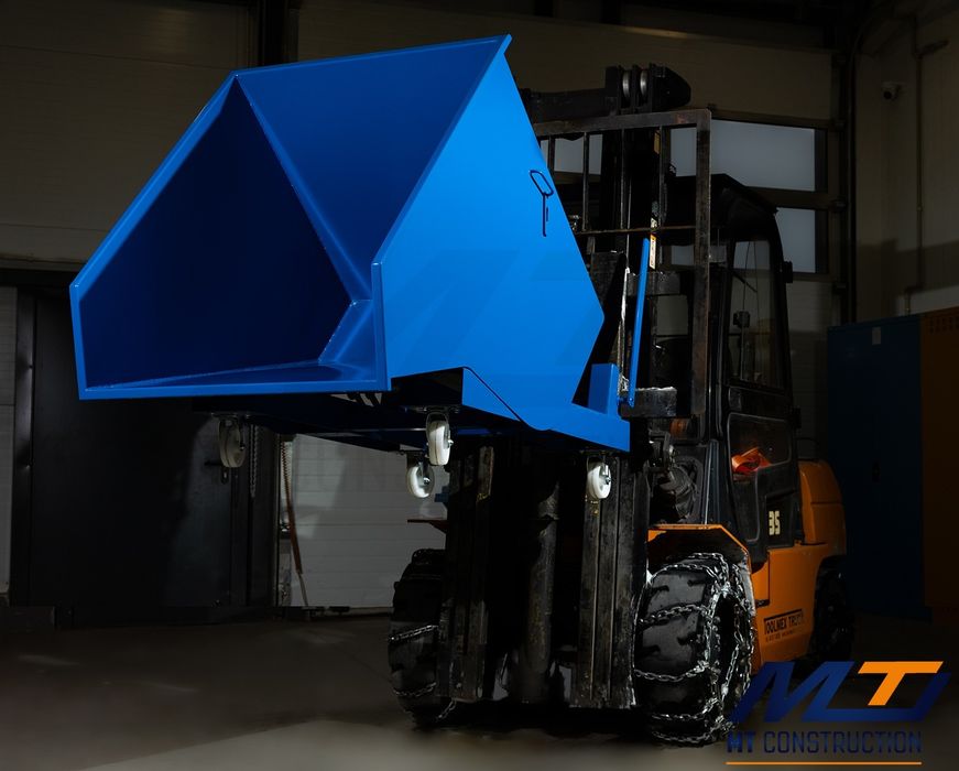 Kontener / Koleba / Pojemnik metalowy samowyładowczy 600l  | Producent