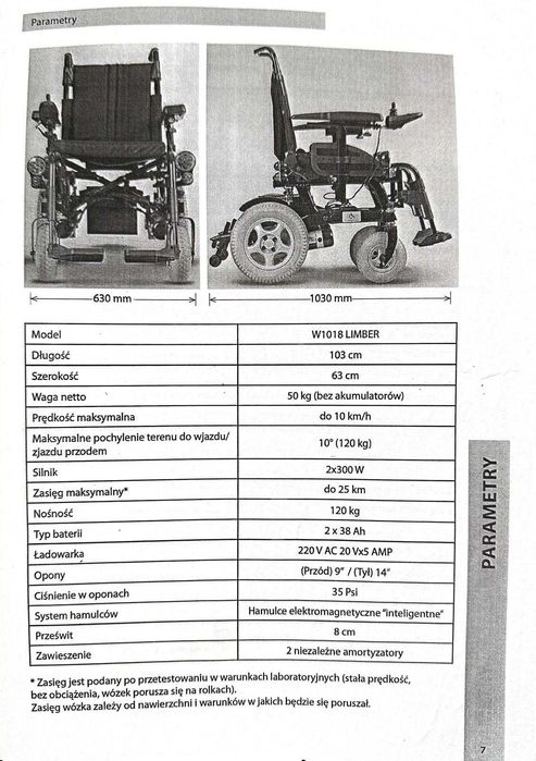 Wózek inwalidzki