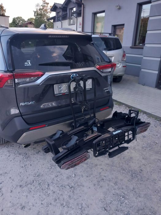 Stelvio 2 - składany bagażnik na hak na 2 rowery. Mocna, solidna platforma
