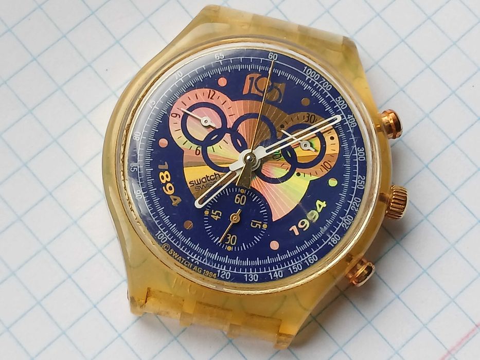 Продам швейцарський чоловічий годинник хронограф Swatch
