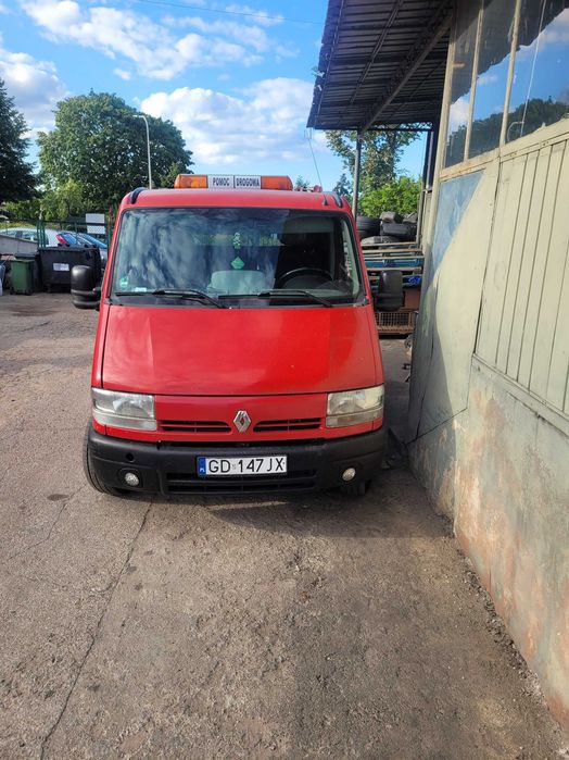 pomoc drogowa doka renault master 2,5 dci  ładowność 1450kg