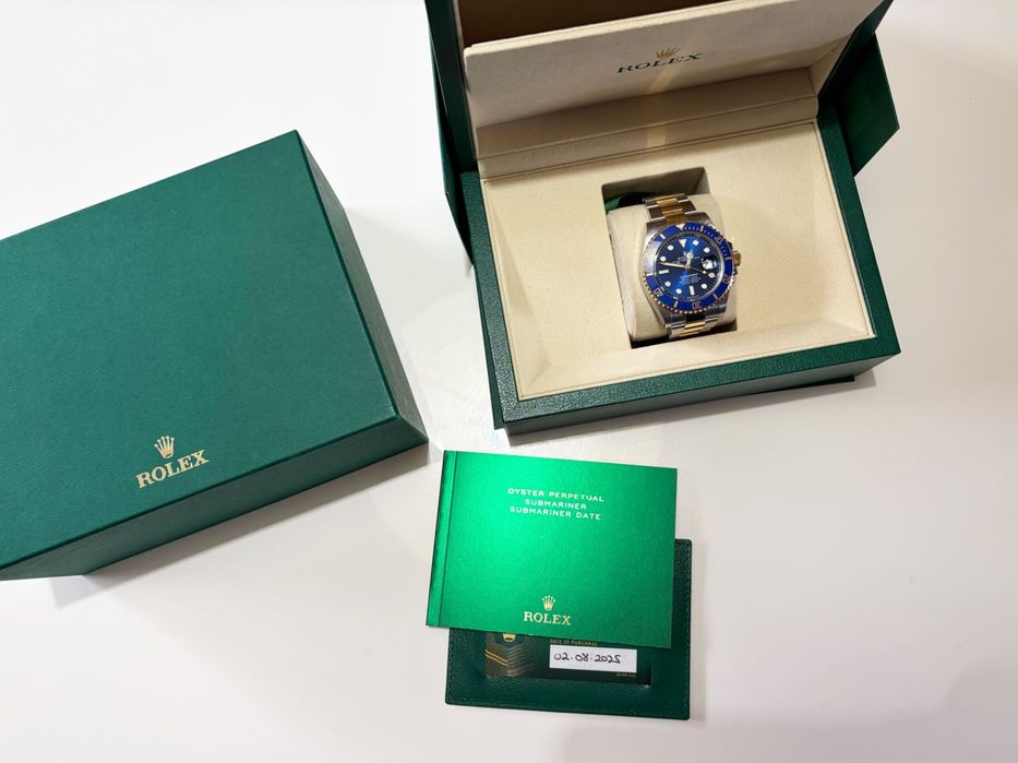 Sprzedam zegarek Rolex Submariner Bicolor / Bluesy 126613LB 2025 r. Fullset - IDEAŁ!