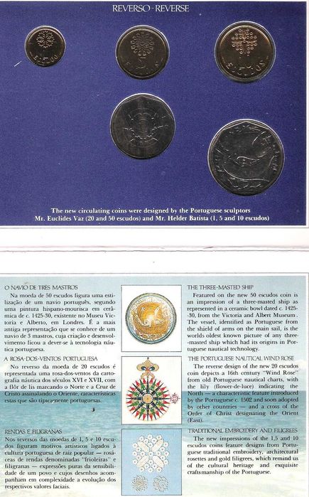 Carteira de Escudos BNC - 1986