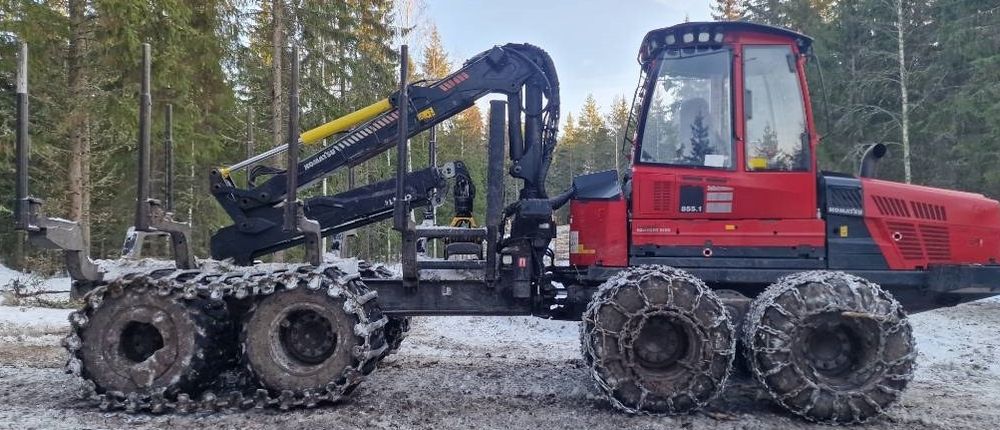 MASZYNA do transportu DREWNA forwarder leśny Komatsu 895 Leasing!