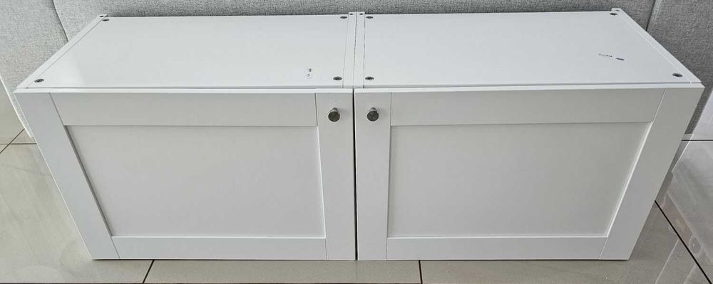 Szafki 2szt Ikea Platsa 60x40x40cm z drzwiami Sannidal 60x40cm