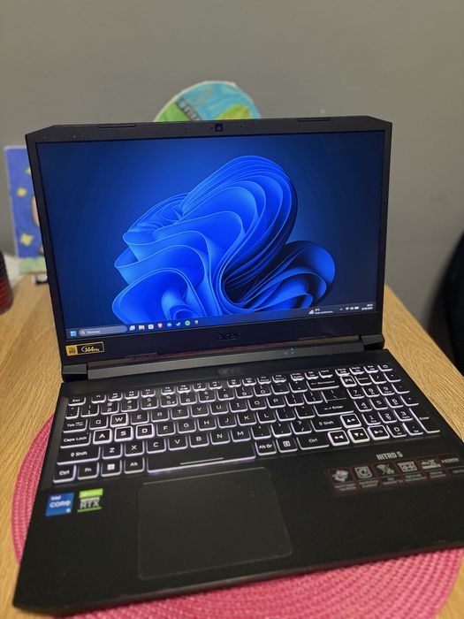 Laptop Acer Nitro 5 AN515-57 STAN BARDZO DOBRY | RTX 3060 | i5-11400H | 32 GB RAM | 1 TB SSD