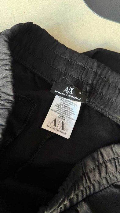 Чоловічий Мужской Спортивний костюм Armani Black A/X
