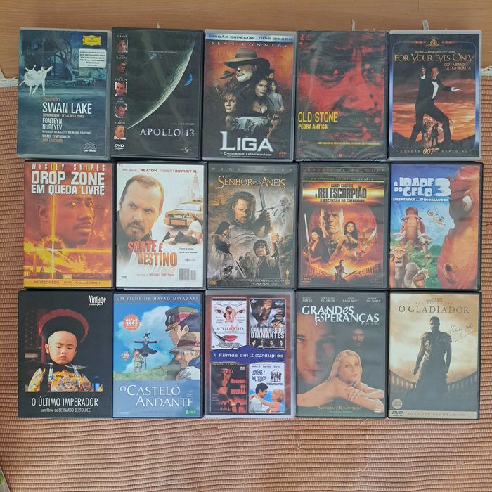 Dvds para venda 2 euros cada um update de 17/06/26