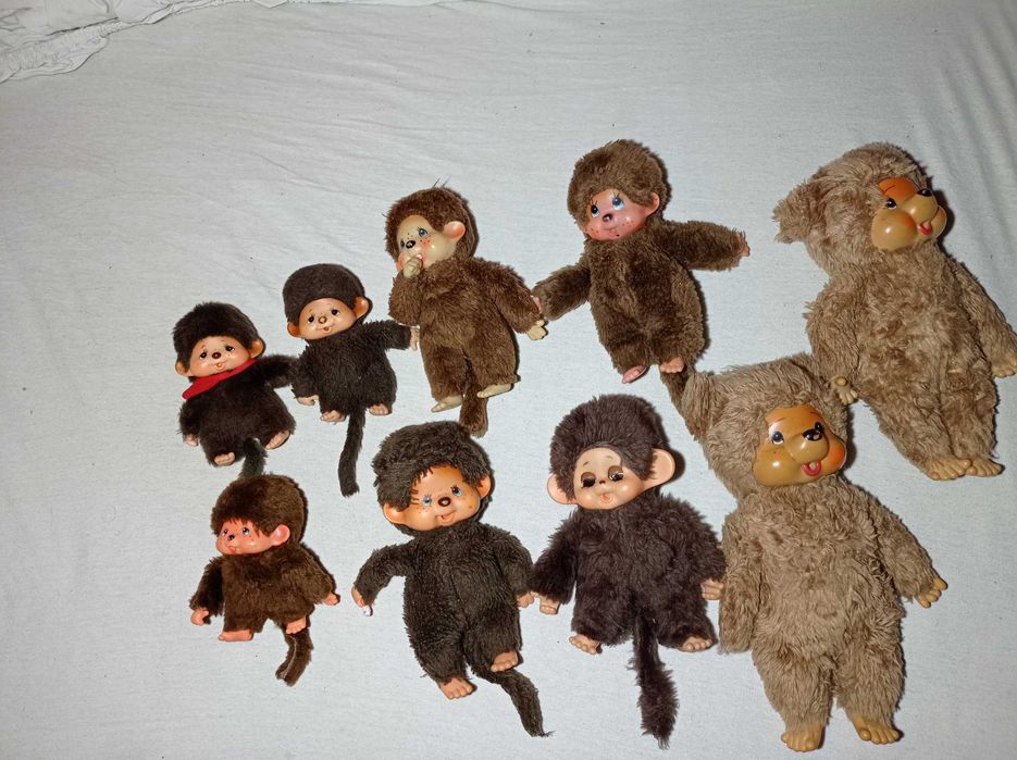 Kolekcja małpek Monchhichi dla kolekcjonera