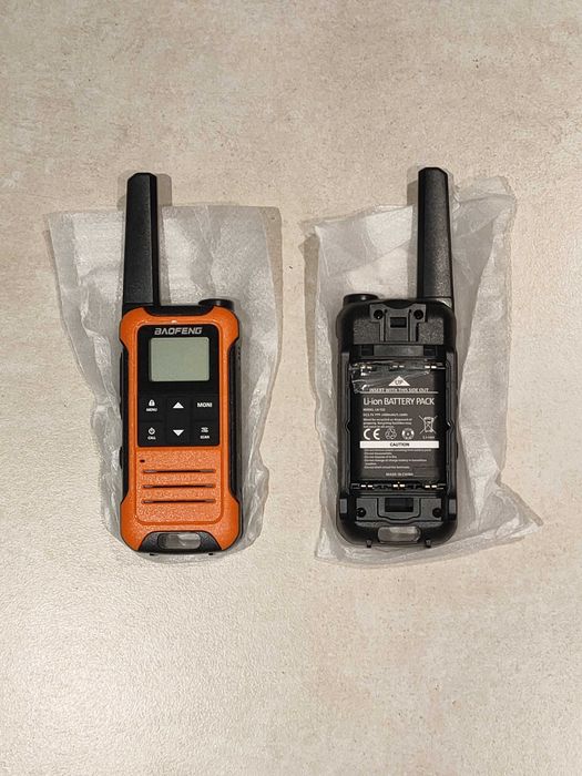 2 x Baofeng F22 Mini Walkie Talkie PMR 446MHz, USB C