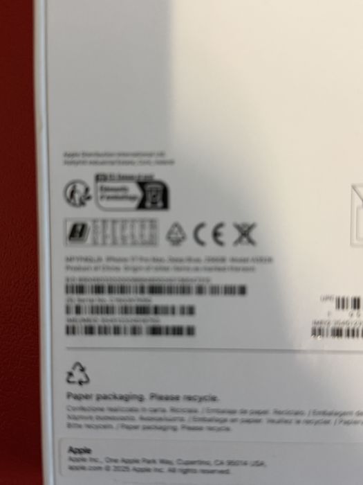 Iphone 17 pro Max 256Gb  Azul Novo !