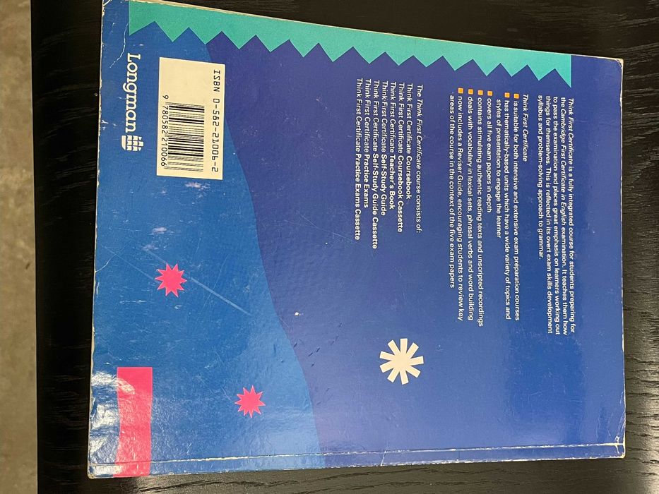 Livro Think First Certificate