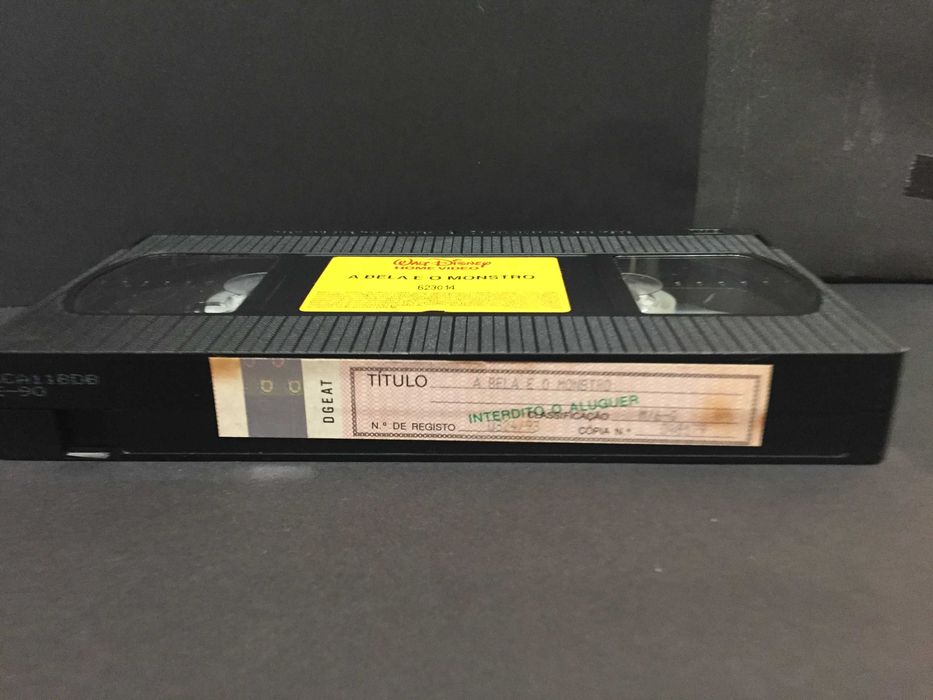 Walt Disney - A Bela e o Monstro - VHS - Original - 1993