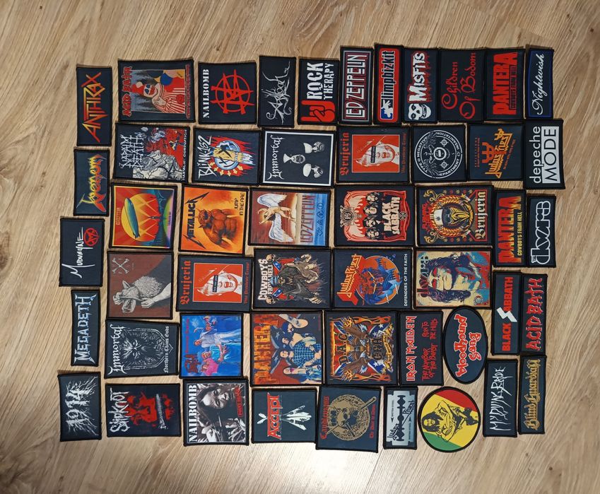Naszywka Ozzy Ozbourne pantera Slayer rammstain sepultura soad Korn