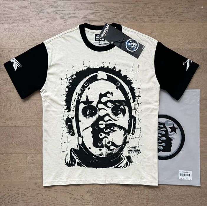 Футболка Hell-Star / hellstar t-shirt / оверсайз футболка M-L L-XL