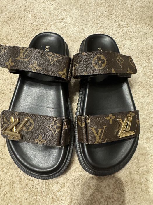 Klapki louis vuitton
