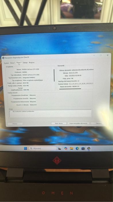 Laptop HP Omen gamingowy