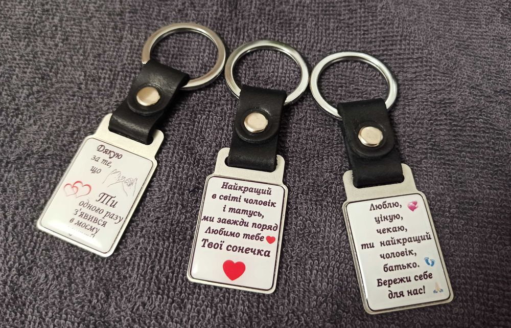 Заготовки для брелків з фото