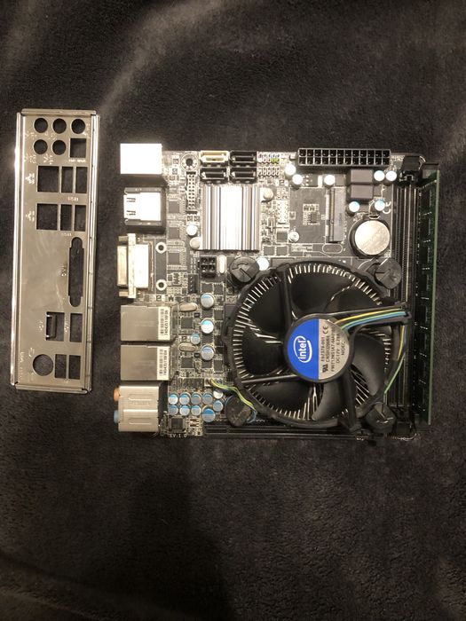 Материнська плата 1155 i3-2100, DDR3 8GB, кулер