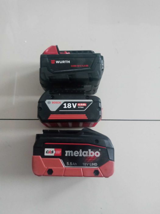 Bateria akumulator 18v Metabo .Bosch .Wurth