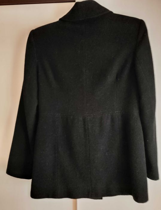 płaszczyk wełniany czarny Etam rozm. M/L