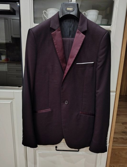 Męski garnitur smokingowy dwuczęściowy rozmiar M