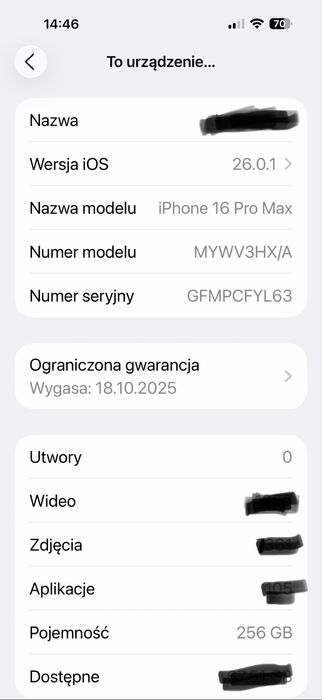 APPLE iPhone 16 Pro Max 256 GB Black Titanium